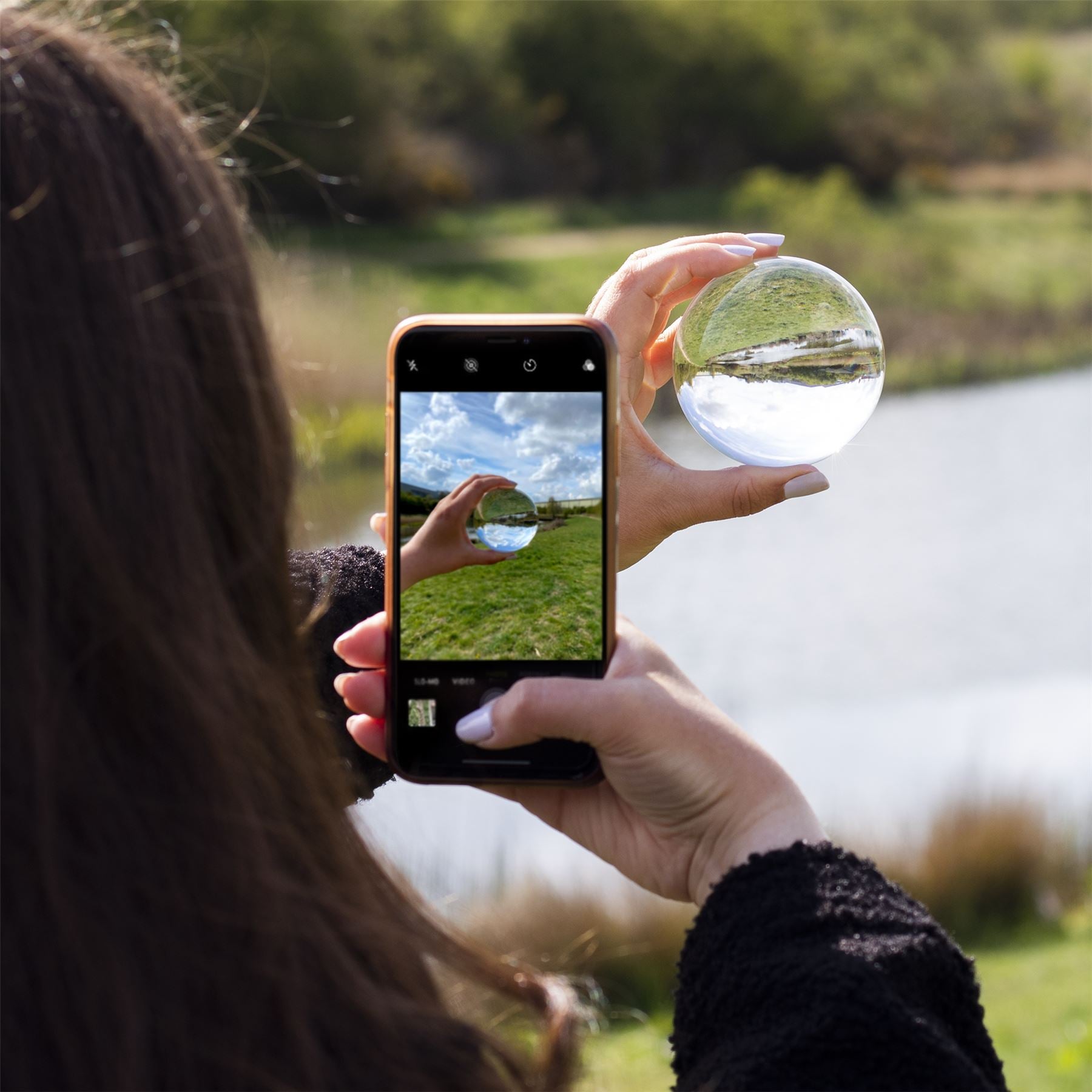 K9 Clear Crystal Ball For Photography 80mm | M&W	