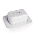 Butter Dish with Lid in White | M&W	