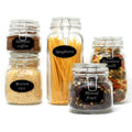 Clip Top Glass Storage Jars - Assorted Set of 5 | M&W	