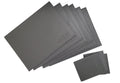 Faux Leather Placemats & Coaster Table Set Grey - 12 Piece | M&W	