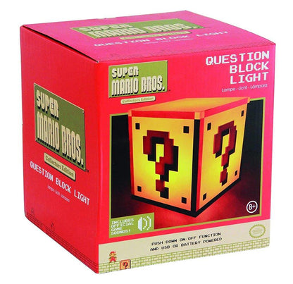 Super Mario Bros. Light Question Block 18 cm