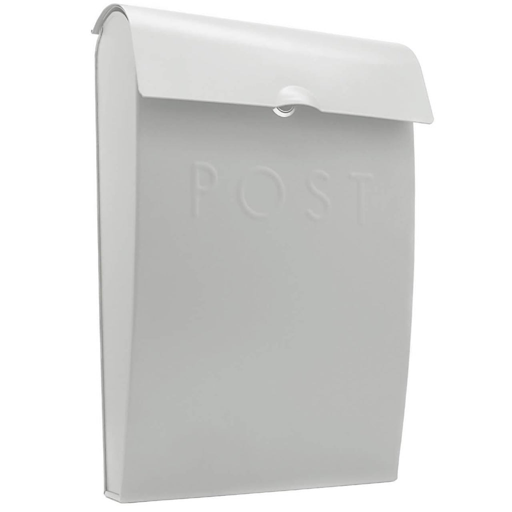 Wall Mounted Post Box in White | M&W	