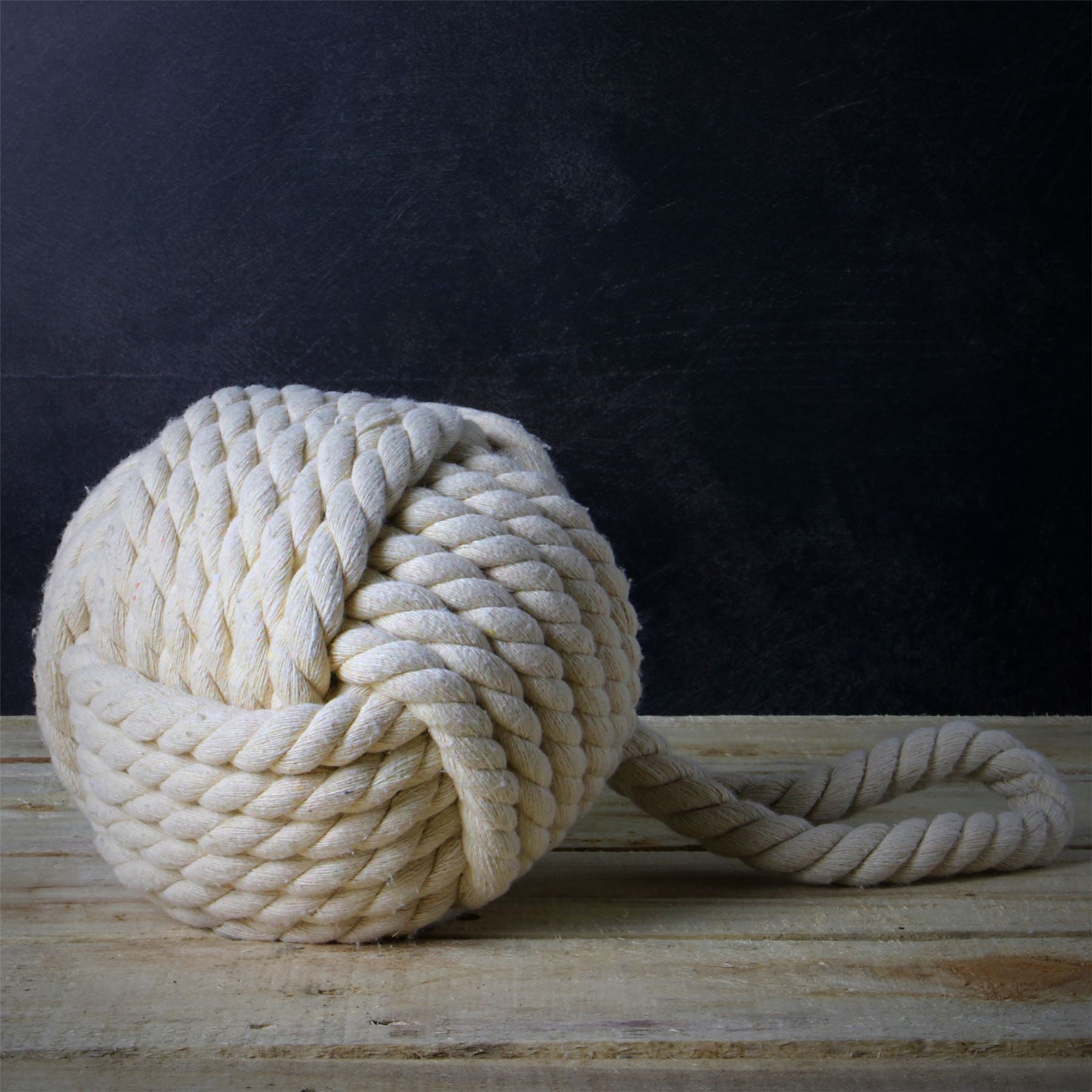 Rope Knot Door Stop Cream | M&W	