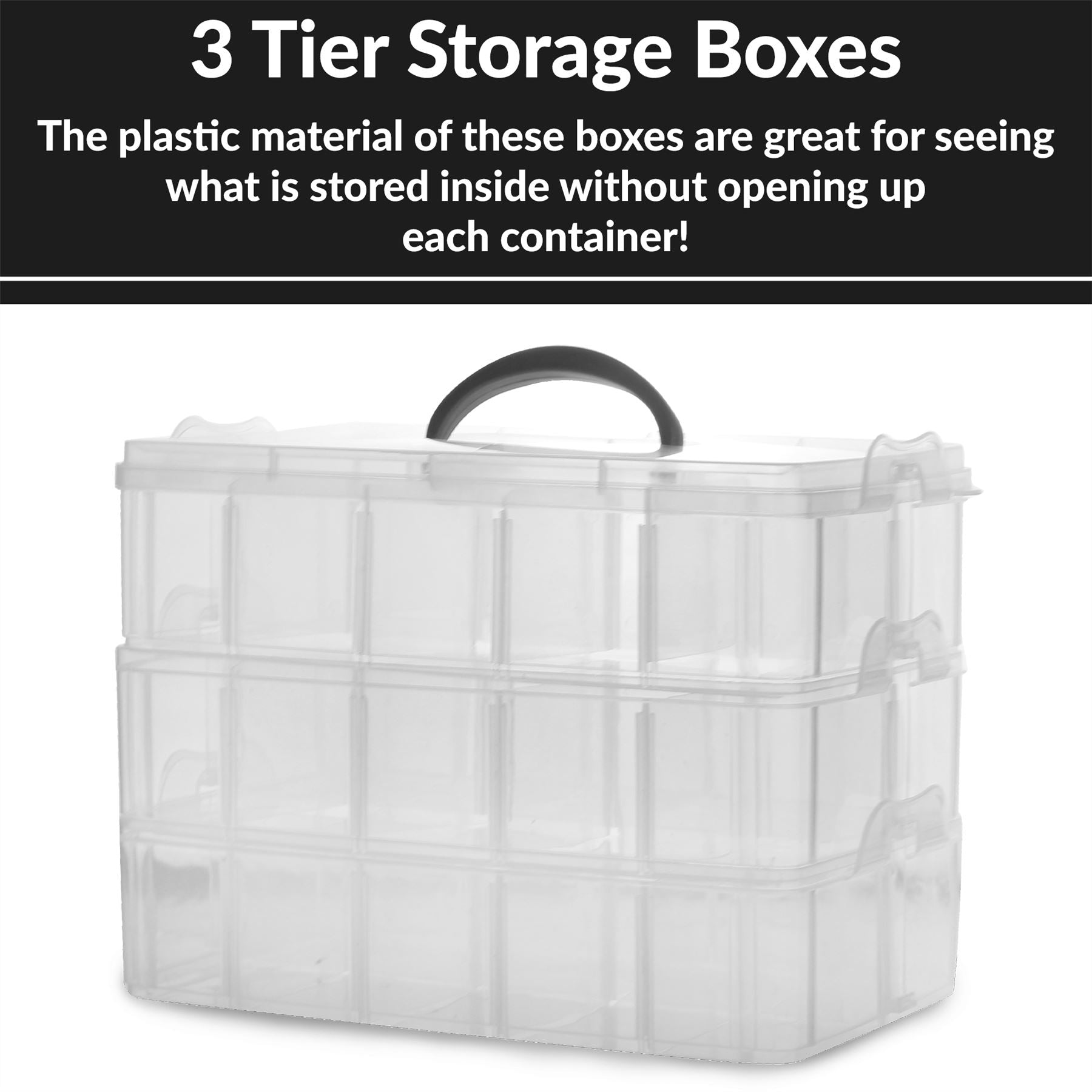 3 Tier Storage Boxes | Pukkr