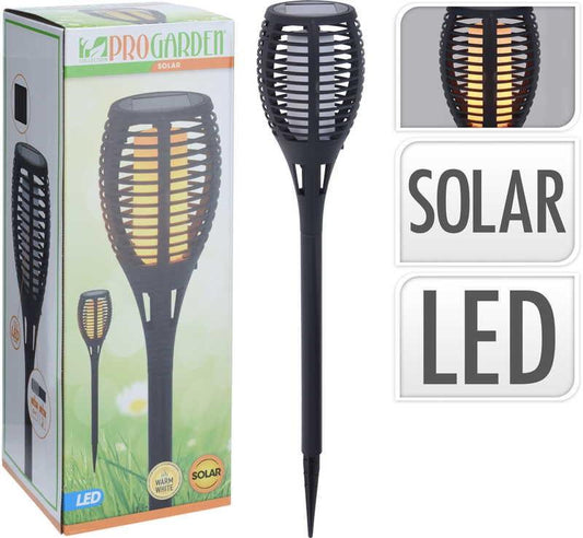 Solar Garden Light Flame LED 78cm	