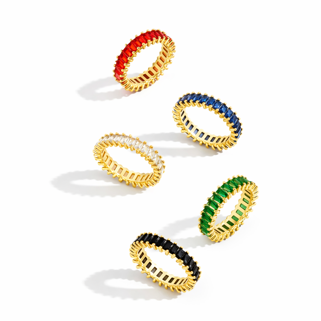 Aurea Color Stone Statement Ring