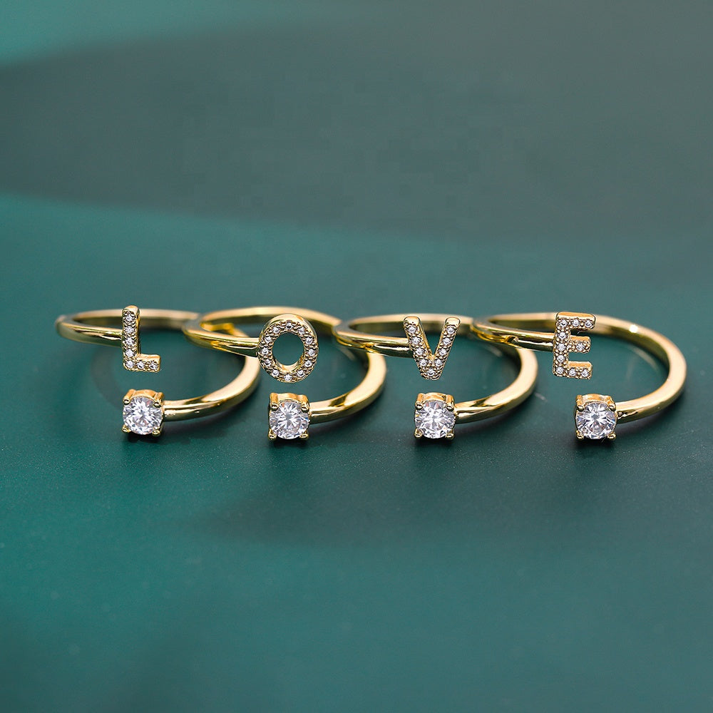 Initial Signet Ring