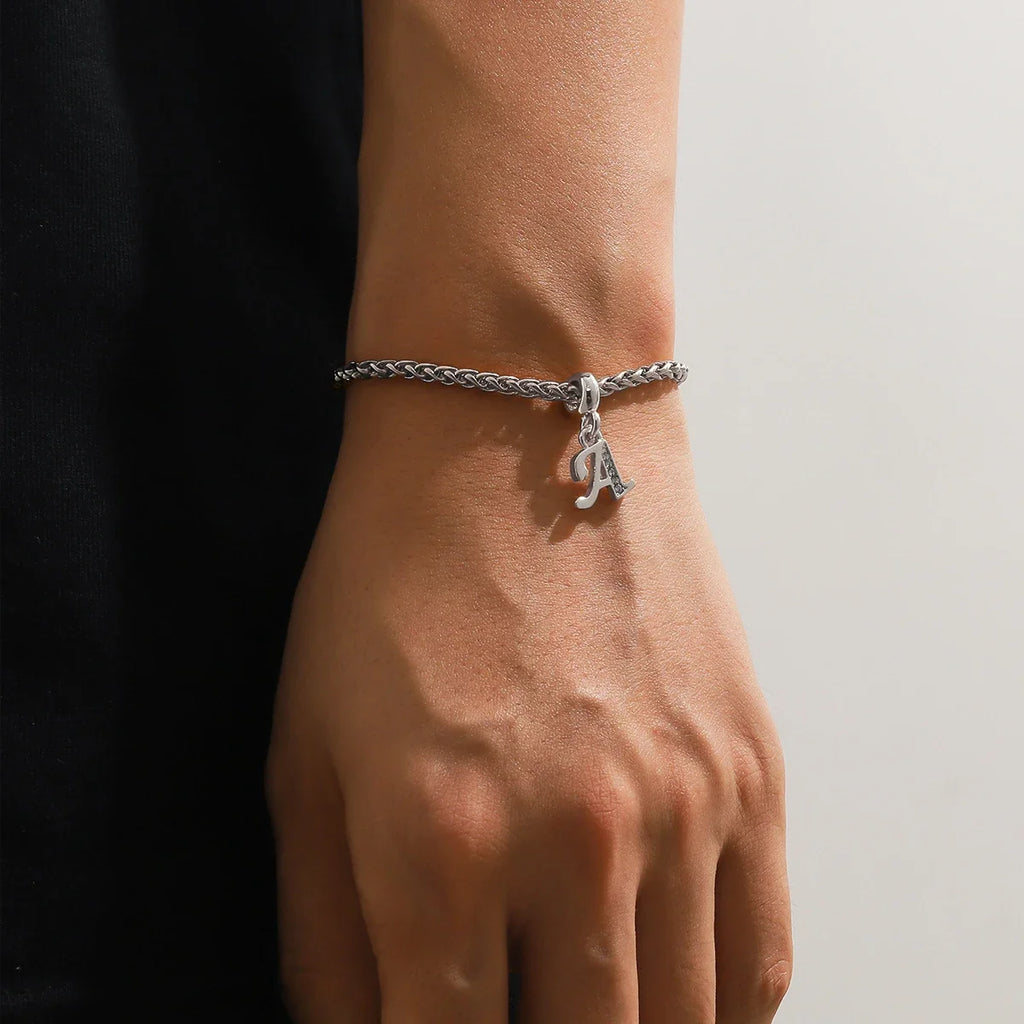 Initial Charm Bracelet – Gold & Silver
