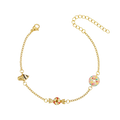 Cute Donut Charm Bracelet