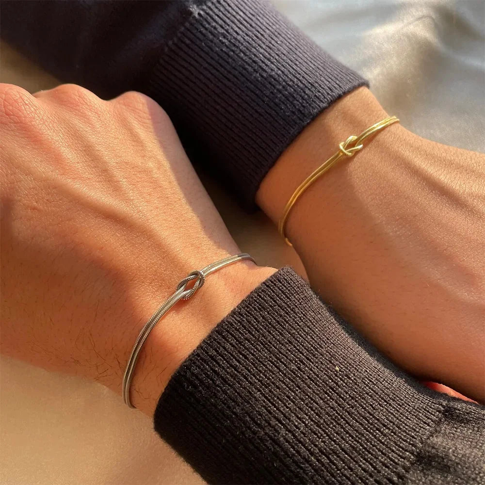 Snake Chain Knot Bracelet