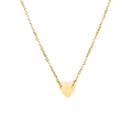 Heart Pendant Necklace - Gold & Silver
