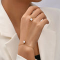 Gold Star Hand Chain Bracelet