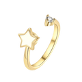 Adjustable Star Spinner Ring