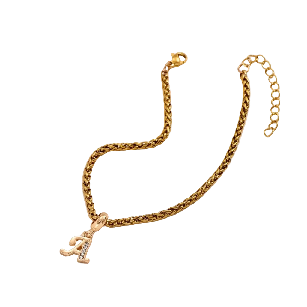 Initial Charm Bracelet – Gold & Silver