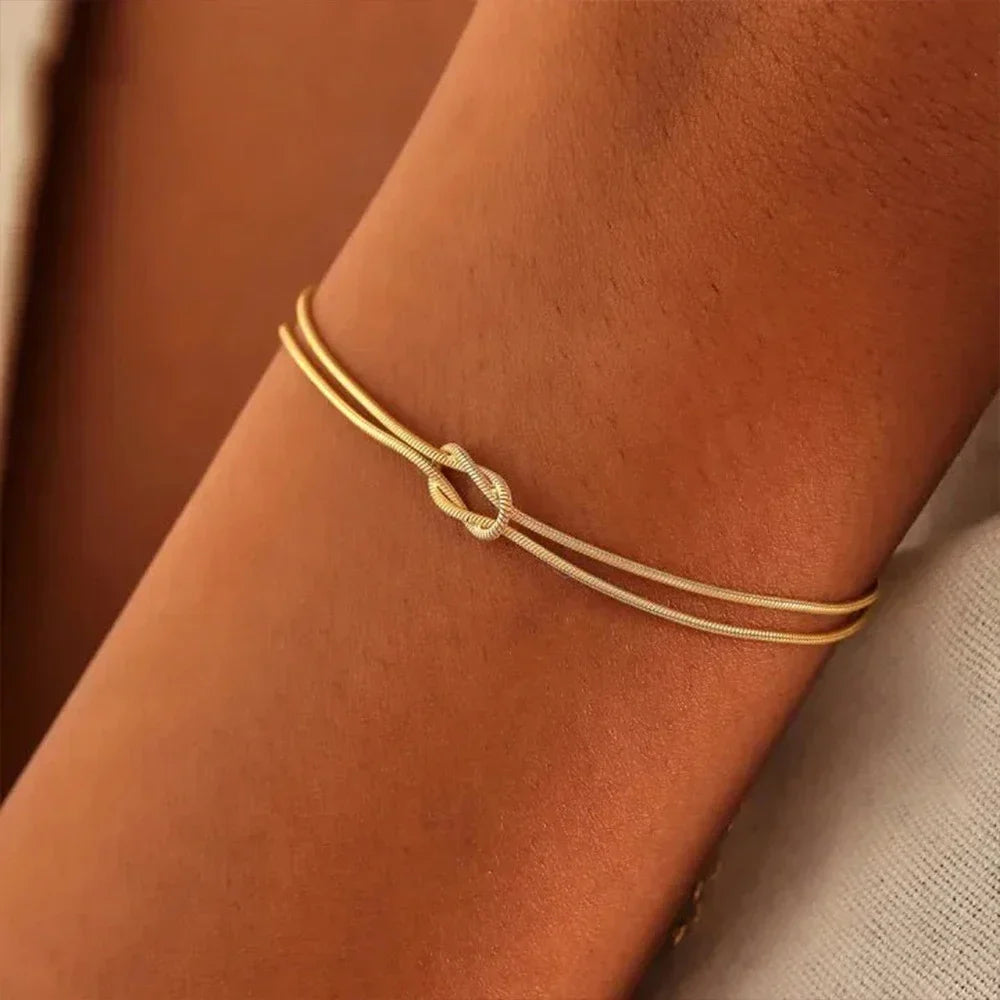 Snake Chain Knot Bracelet