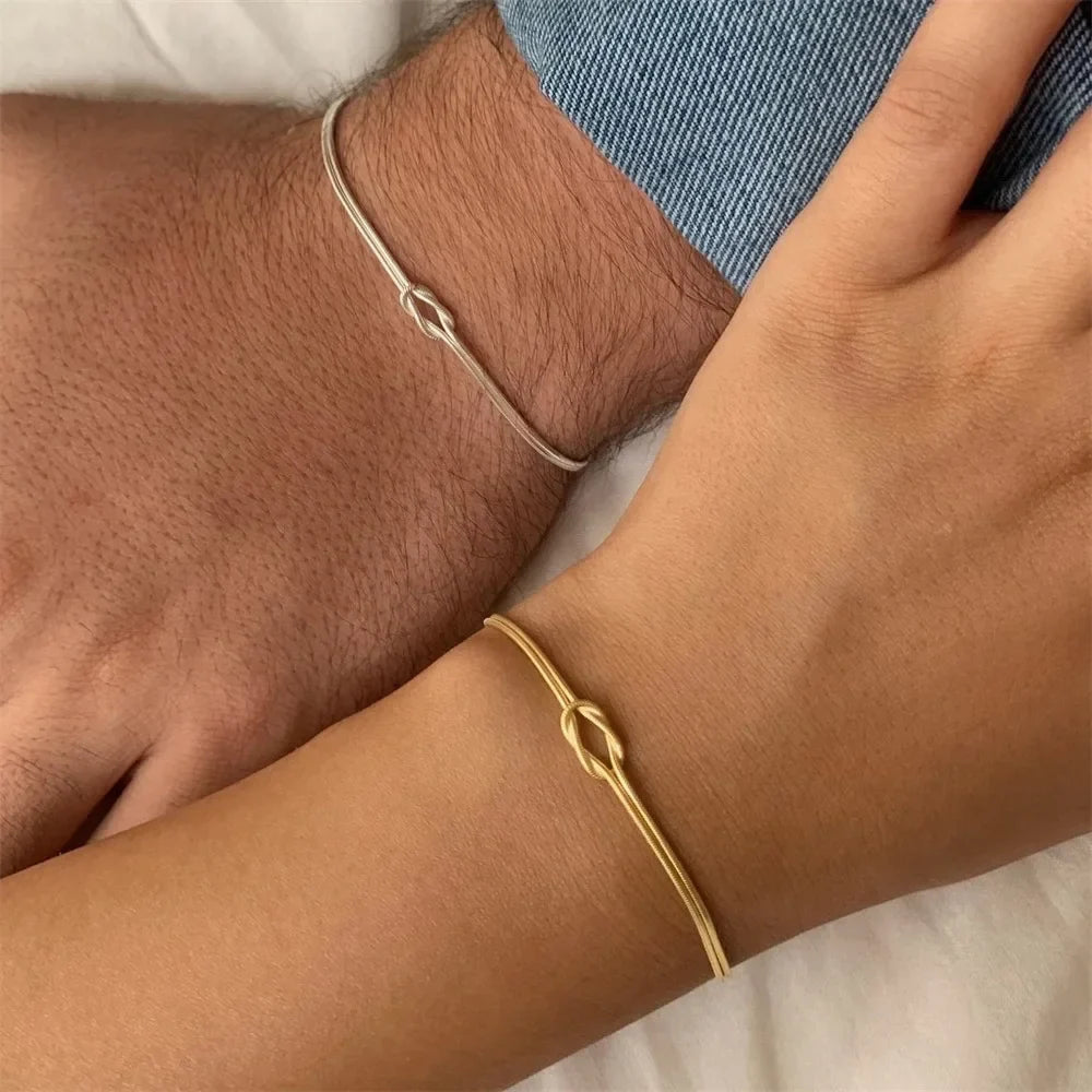 Snake Chain Knot Bracelet