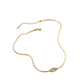 18K Gold Plated Square Zircon Necklace