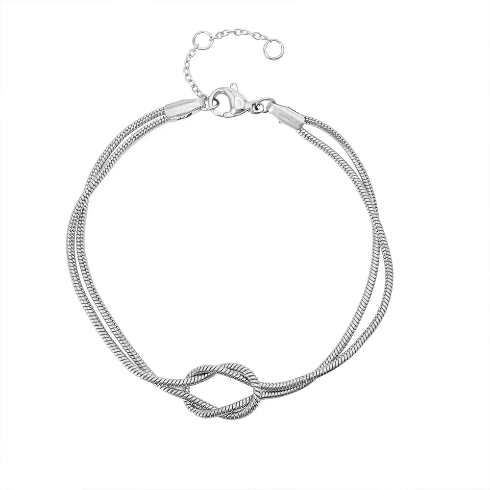 Snake Chain Knot Bracelet