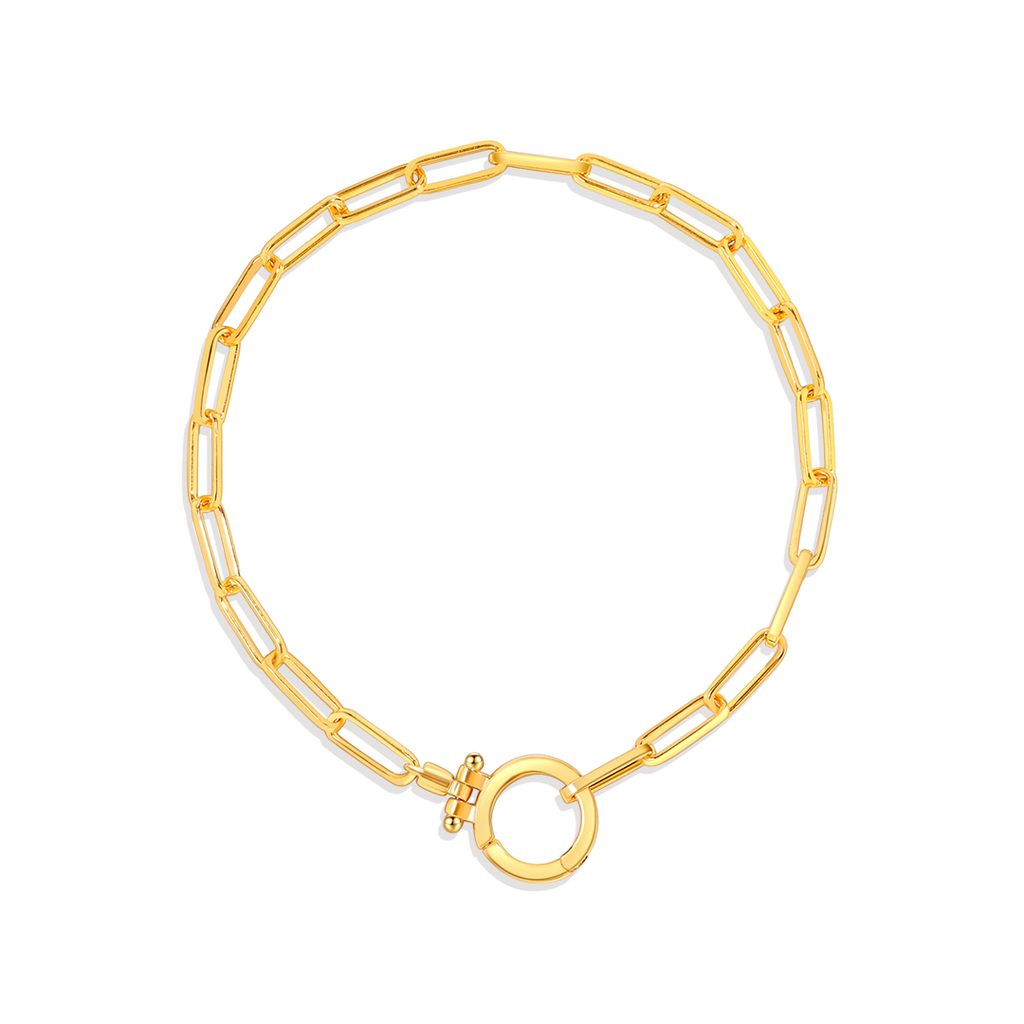 Paperclip Chain Bracelet