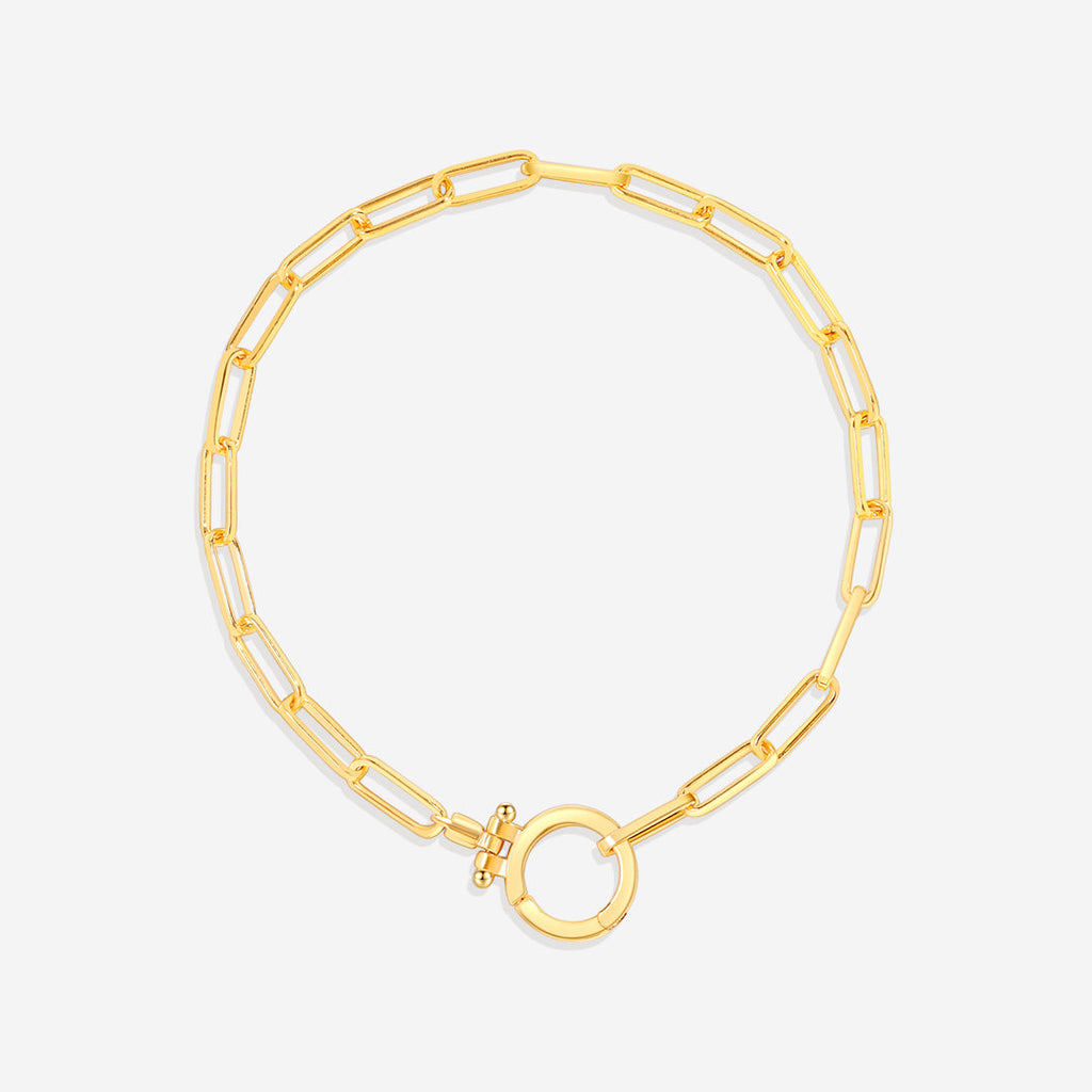 Paperclip Chain Bracelet