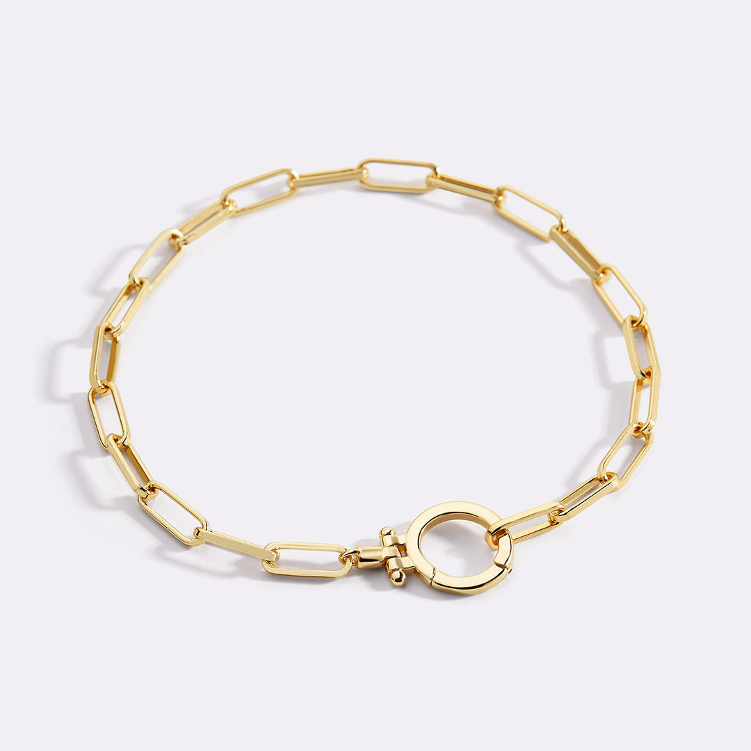 Paperclip Chain Bracelet
