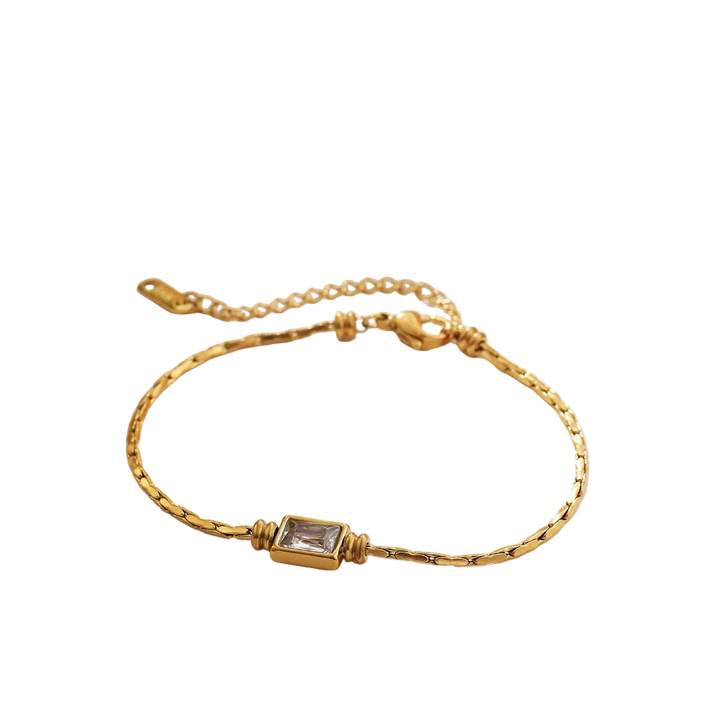 Zircon Square Bracelet