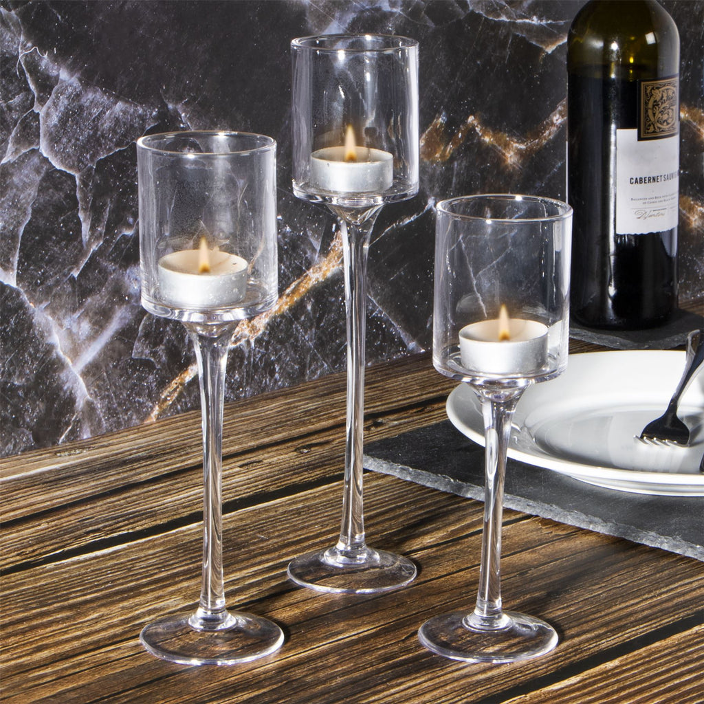 Tea Light Candle Holders - Set of 3 | M&W	