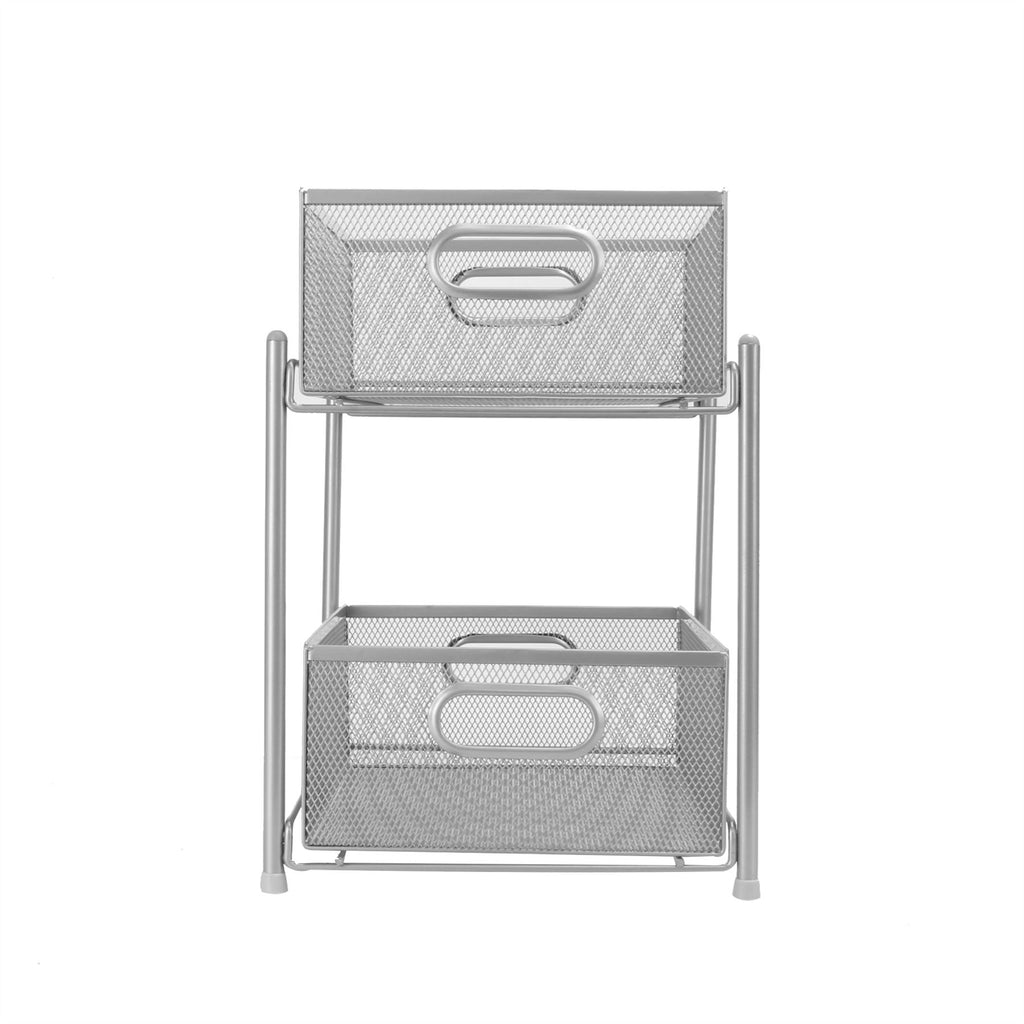 2 Tier Sliding Steel Shelves | M&W	