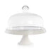 Ceramic Cake Stand with Glass Cover | M&W