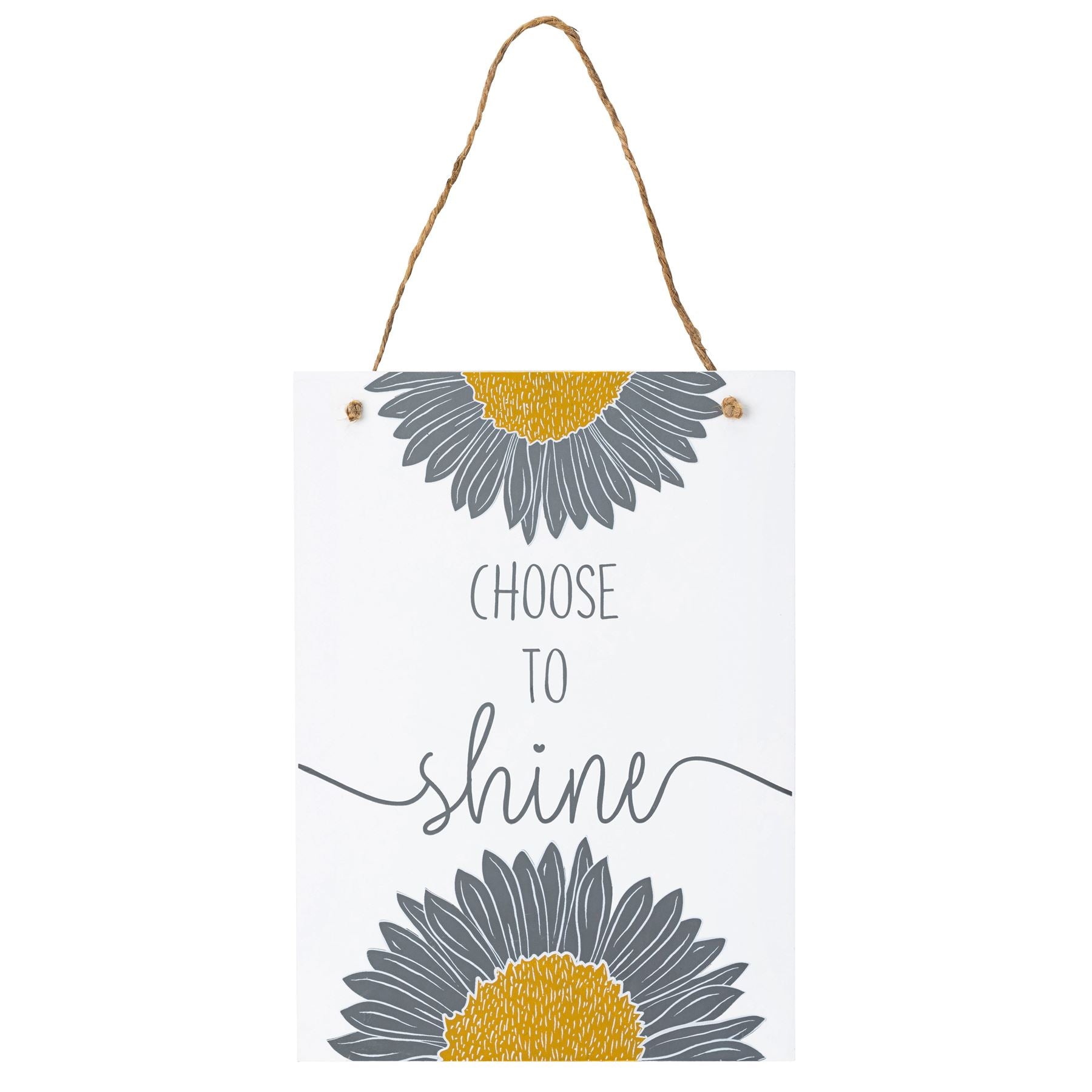 Artisan Flower Hanging Wall Sign