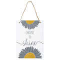 Artisan Flower Hanging Wall Sign