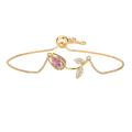 Cute Tulip Bracelet - Pink & White