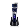 Carmen Mens Signature Cordless Hair and Beard Trimmer with LED Display Midnight Blue UK Plug	