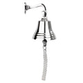 Wall Mounted Traditional Door Ship Bell Silver | M&W	