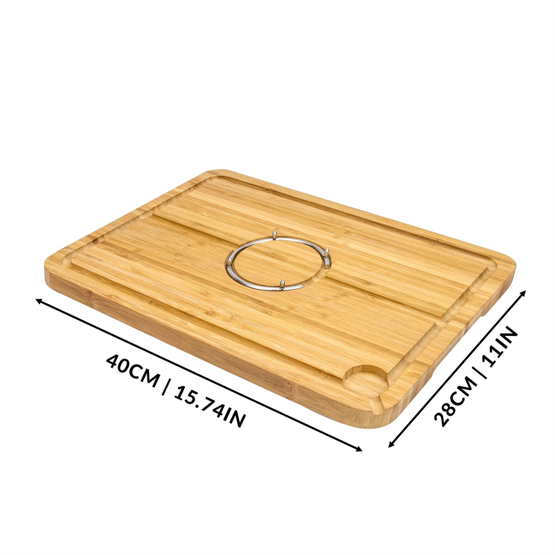 Spiked Bamboo Carving Board | M&W	