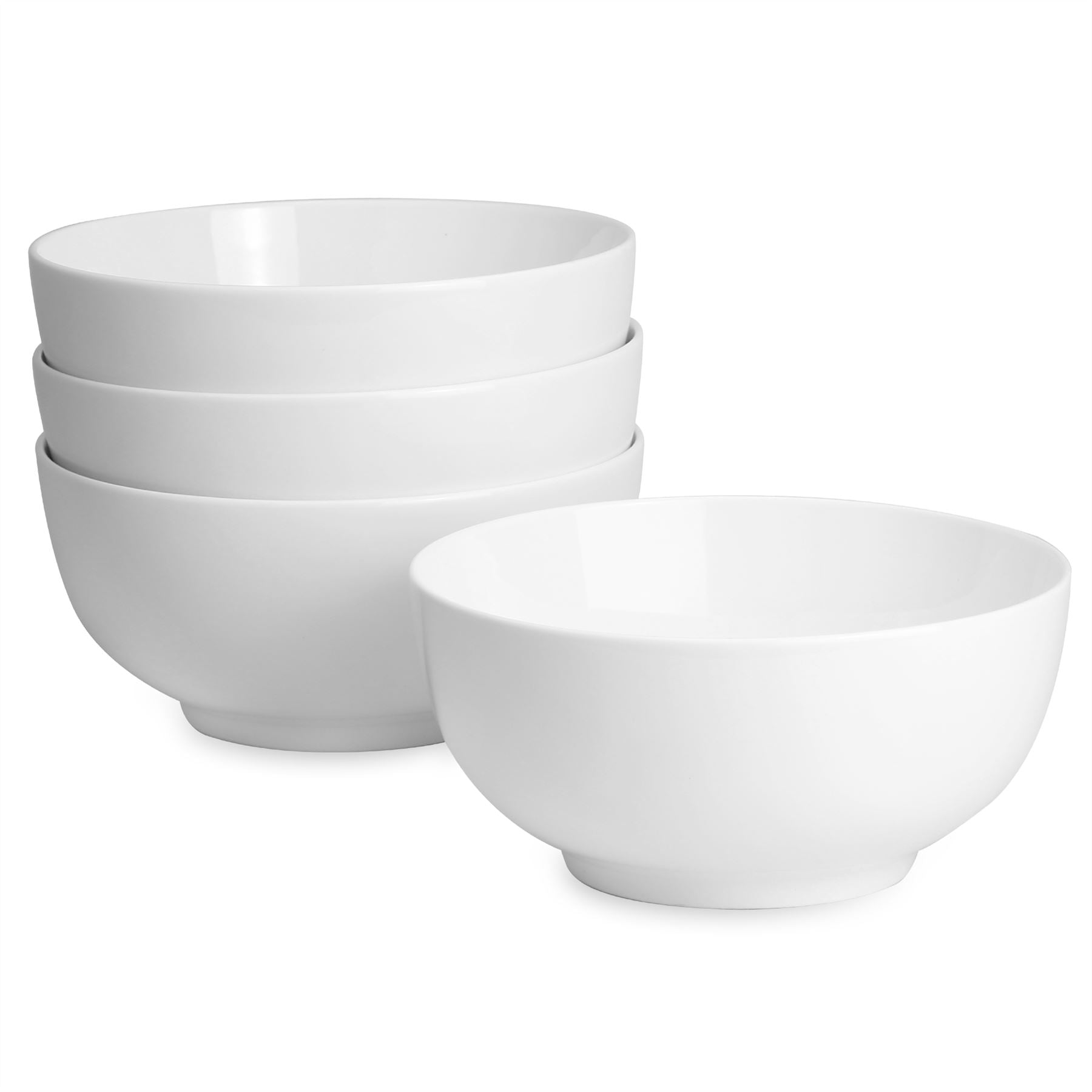 Porcelain Bowls 600ml - Set of 4 | M&W	