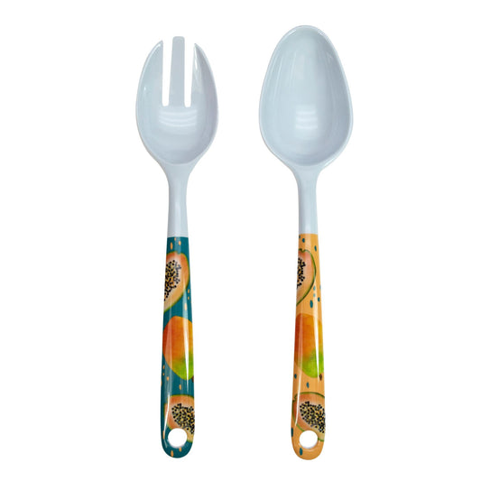Papaya Bliss Salad Server Set