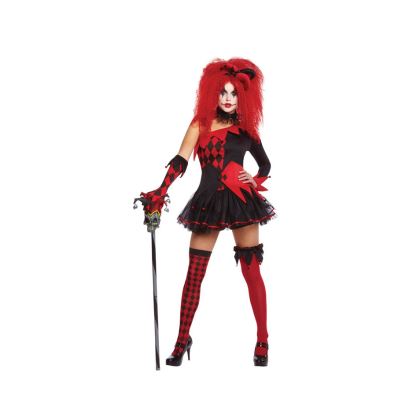 Jester Fancy Dress Adult Female Costume - Size 14-16 (Large)