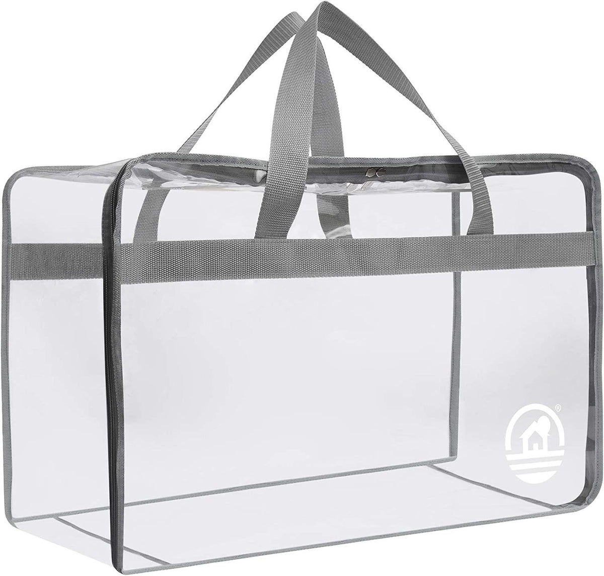 SANCTOME 60L Heavy Duty Waterproof PVC Clear Storage Bag