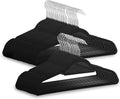 Velvet Coat Hangers Black - Pack of 50 | M&W	