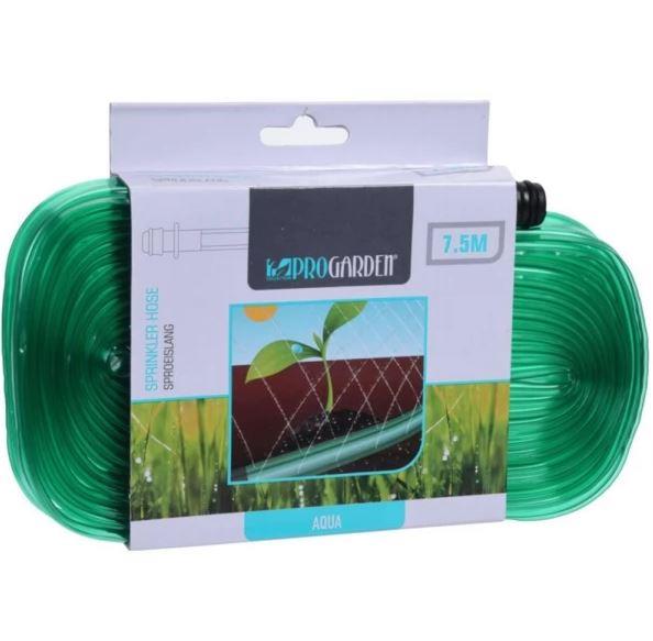 Hose Soaker PVC Irrigation Hose with Connector 7.5m Green	