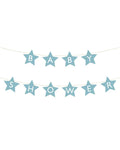 Blue Baby Shower Paper Banner - 2.9m