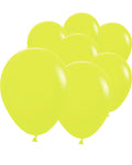 Neon Yellow Mini Balloons - 5" Latex (100pk)