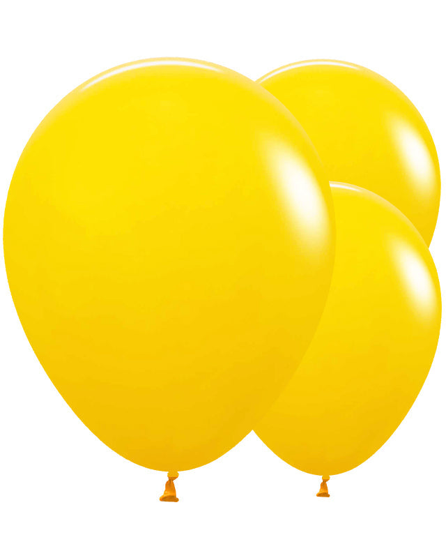 Honey Yellow Balloons - 18" Latex (25pk)