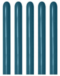 Deep Teal Modelling Balloons - 260 Latex (100pk)