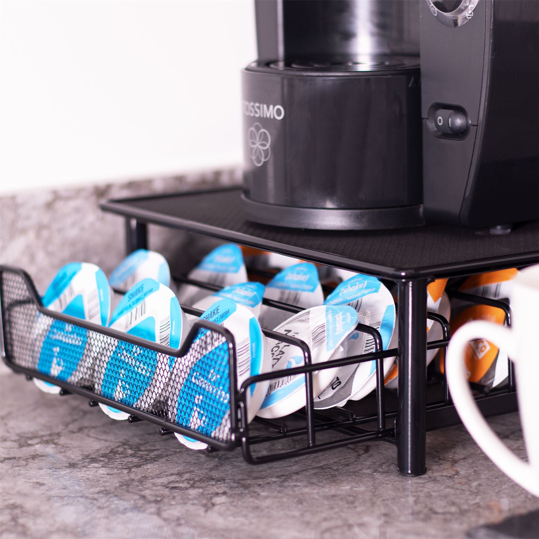 Tassimo 60 Pod Holder Drawer in Black | M&W	