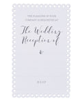 Beautiful Botanics Wedding Reception Invites
