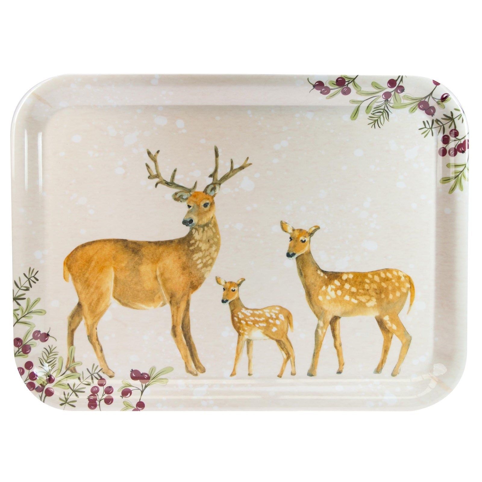Winter Lodge Large Tray