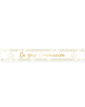 Botanical Celebration 'On your Communion' Foil Banner - 2.7m