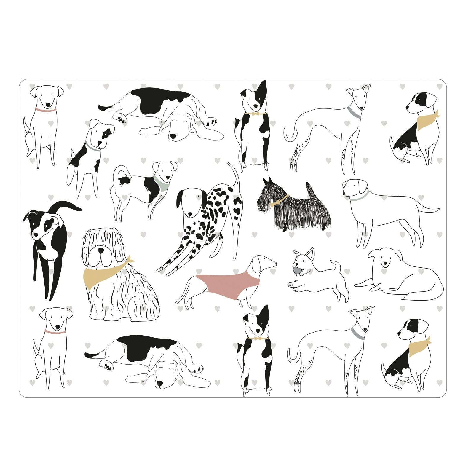 Playful Pets 4pk Dog Placemats